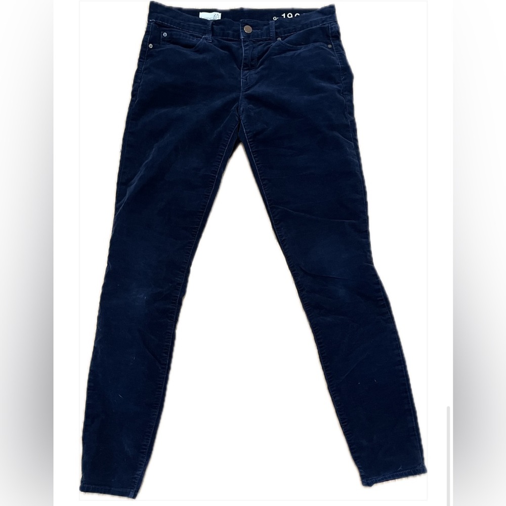 Gap 1969 Corduroy Legging Jean Women’s Size 27r Color: Deep Navy Blue